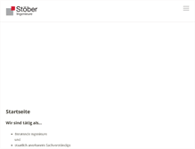 Tablet Screenshot of ing-stoeber.de